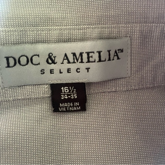 Doc & Amelia Men's Shirt Button Down - Gray - Size Large - Great condition - Picture 8 of 8
